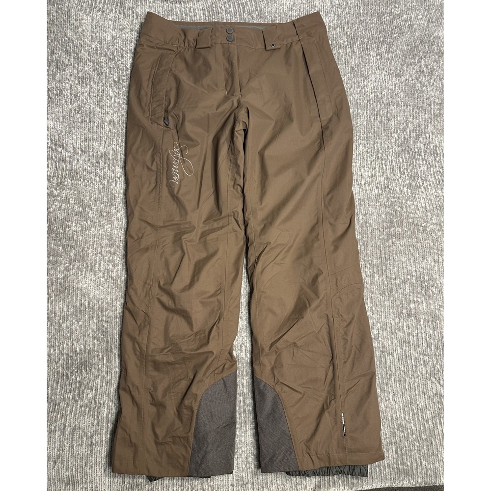 Salomon Womens S The Brilliant Insulated Waterproof Black Snow Pants Climapro